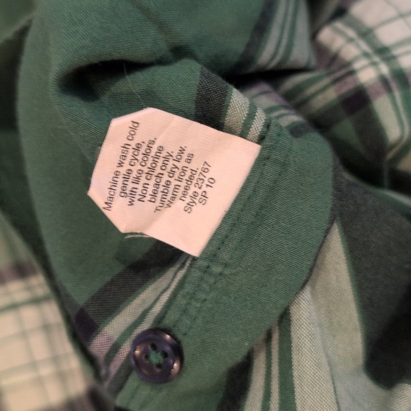 J. Crew Men's S Indian Madras Regular Fit Long Sleeve Button Down Style #23767. - Picture 8 of 14